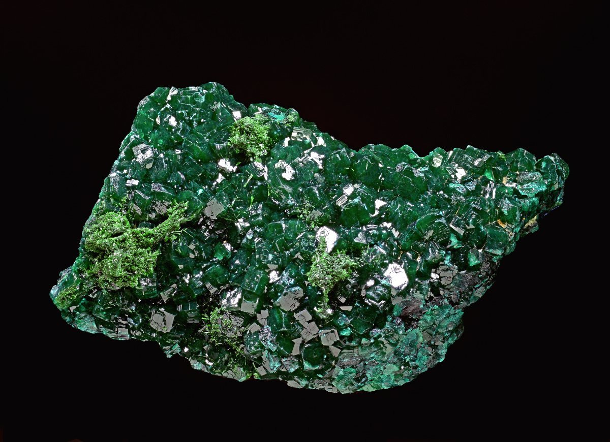 Dioptase & Malachite de Kapata, Lualaba