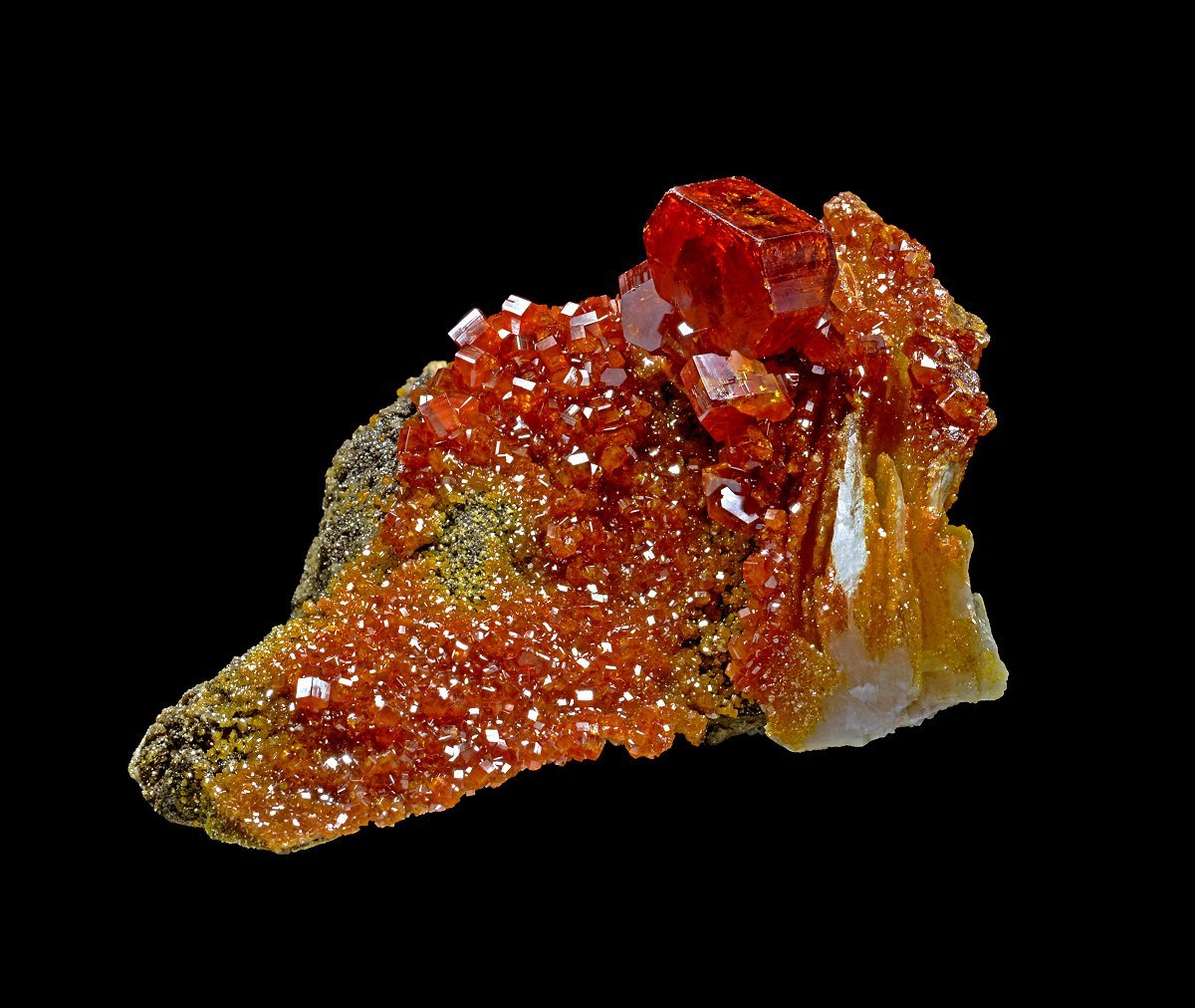Vanadinite & Baryte de ACF Mine, Drâa-Tafilalet Region