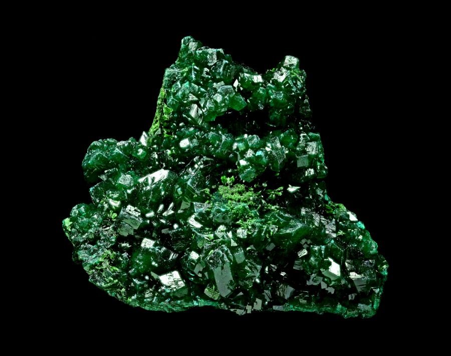 Dioptase & Malachite from Kapata, Lualaba